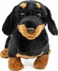 Kuscheltier Hund Dackel 30 cm schwarz-braun Plüschhund Produktbild-Vorschau 2