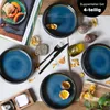 Famanu Suppenteller-Set 4-teilig für 4 Personen - Blau Produktbild-Vorschau 3
