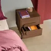 sweeek - 2er-Set Vintage-Nachttische im Holzlook mit 2 Produktbild-Vorschau 5