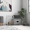 PawHut Niche pour chien extérieur en bois, avec terrasse et Voir les images du produit 8