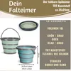 LS-LebenStil Flexibler Putzeimer 10L 35x24cm faltbar mit Produktbild-Vorschau 2