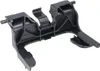 A black plastic vacuum cleaner part against a white background. Anteprima dell’immagine prodotto