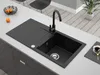 Granitspüle - Spülbecken - Küchenspüle - 86 x 43,5 cm - Produktbild-Vorschau 6