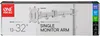 ONE FOR ALL Universal-Monitorarm DM 2120, Monitorhalterung, Produktbild-Vorschau 6