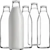 KADAX Bouteilles de lait 1L avec couvercle, Bouteilles de Voir les images du produit 5