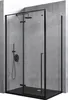 doporro Duschkabine Dusche Eckdusche Schwarz 90x140cm Produktbild-Vorschau 6