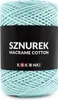 Kokonki Makramee Garn 2mm Baumwolle, 200m Rolle, Frostblau Produktbild-Vorschau 1