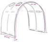 vidaXL, tunnel pour lit, 2 pièces, blanc, polyester Voir les images du produit 8