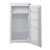 An open, empty refrigerator with shelves and door compartments. Produktbild-Vorschau