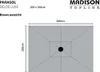 Madison Madison - Sonnenschirm Delos - 300x200 - Grau Produktbild-Vorschau 7
