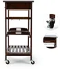 Carrello multifunzionale per la cucina Unyqoos®: 4 ripiani, Anteprima dell’immagine prodotto 3