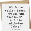 Mr. & Mrs. Panda Grußkarte Spruch 80. Geburtstag Abenteuer Produktbild-Vorschau 1