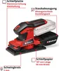 Akumulátorová orbitální bruska Einhell TC-OS 18/187 Li Solo Náhled obrázku produktu 23