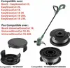 5 Stück F016800569 Ersatzfadenspulen für Bosch EasyGrassCut Produktbild-Vorschau 3