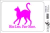 Aufkleber / Autoaufkleber - JDM - Die cut - Hiss Less. Purr Produktbild-Vorschau 2