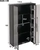 A diagram showing the dimensions of a cabinet. Produktbild-Vorschau