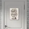Kaffeetasse mit Zitat Metallschild XXL in 28x38 cm - Bester Produktbild-Vorschau 6