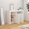 vidaXL Příborník s LED světly bílý 115,5x30x75 cm Náhled obrázku produktu 3