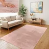 TT Home Wohnzimmer Teppich Hochflor Langflor Kunstfell Produktbild-Vorschau 1