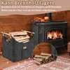 LZQ 2 × kôš na palivové drevo 60 l, plstený kôš z plsti a Náhľad obrázku produktu 8