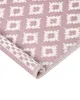 BELIANI Outdoor u. Indoor Teppich Rosa u. Weiß 120 x 180 cm Produktbild-Vorschau 4