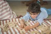 Play&Go Spielzeugsack/Spielmatte 140cm, Stripes Brown Produktbild-Vorschau 5