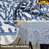 Tischdecke Maritim Korallen Blau Rund 140cm Band Produktbild-Vorschau 3