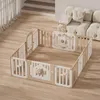 Babyheim Krabbelgeländer Sicherheitszaun Laufgitter Produktbild-Vorschau 1