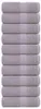 vidaXL Asciugamani per ospiti FROGN 10 pz. Grigio 30x50 cm Anteprima dell’immagine prodotto 7