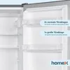 homeX Kühlschrank mit Gefrierfach | Kühl-Gefrierkombination Produktbild-Vorschau 8