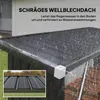 Outsunny Kaminholzregal Außen Stahl 213 x 66,5 x 150 cm Produktbild-Vorschau 6