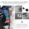 Fahrradkindersitz Ersatzbezug Sitzkissen für Fahrradsitz Produktbild-Vorschau 4