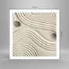 Poster - Poster ohne Rahmen - Steine Figuren Sand - 60x60 Produktbild-Vorschau 4
