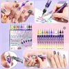 12 farbiges Nageldesign Marker Set Schnelltrocknende Produktbild-Vorschau 3