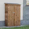 AXI Olivier Gartenschrank aus Holz in Braun | Geräteschrank Produktbild-Vorschau 4