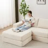 Corduroy-2-in-1-Schlafsofa,mit zwei Kissen, klassischen Produktbild-Vorschau 2
