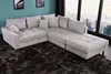 riess-ambiente Ecksofa KENT 220cm hellgrau Cord Couch Produktbild-Vorschau 8