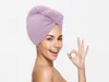 Rýchloschnúci froté turban na vlasy svetlofialový, 100% Náhľad obrázku produktu 2