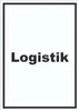Logistik Schild mit Text Transport Versand hochkant A2 Produktbild-Vorschau 1