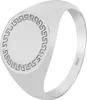 925/- Echt Silber Damen-Siegelring "Ione", rhodiniert, Gr. Produktbild-Vorschau 1