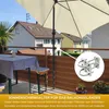 Sonnenschirmhalter aus Edelstahl für Balkongeländer rund Produktbild-Vorschau 2