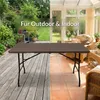 Floordirekt Klapptisch Miyako, Gartentisch klappbar 183x75 Produktbild-Vorschau 7