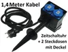 Gartensteckdose mit Erdspieß, 2-fach Produktbild-Vorschau 2