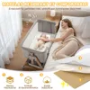 LEADZM 5-in-1 Beistellbett Babywiege Höhenverstellbar mit Produktbild-Vorschau 8