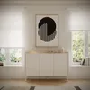 Selsey Tovi - Sideboard 3-türig, 140 cm, Weiß / Holzoptik Produktbild-Vorschau 2