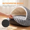 PawHut Katzenbett Plüsch Katzenhöhle mit abnehmbarem Produktbild-Vorschau 8