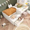 Letto per bambini Sweiko, letto singolo in legno massiccio Anteprima dell’immagine prodotto 1