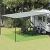 vidaXL Tappeto tenda verde chiaro 400x400 cm HDPE Anteprima dell’immagine prodotto 2