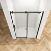 AICA Schiebetür 100x200cm，8mm NANO ESG-Glas，Komplett Produktbild-Vorschau 3