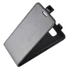 A black flip case for a smartphone, shown open on a white background. Produktbild-Vorschau